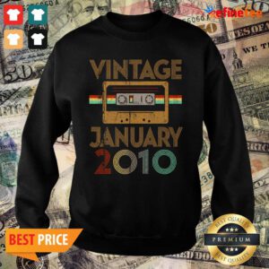 Great Vintage Born January 2010 11th Birthday Quarantine Sweater