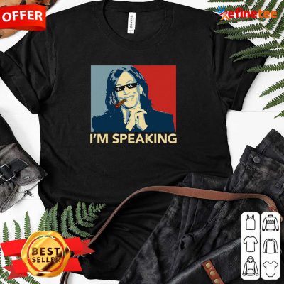 Hot Excuse me Im Speaking Funny Kamala Harris Thug Biden 2020 Ladies-tee