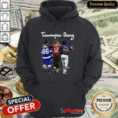 Hot Tampa Bay Nikita Kucherov Tom Brady Mvp Signatures Hoodie
