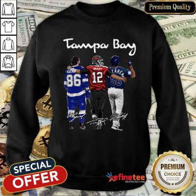 Hot Tampa Bay Nikita Kucherov Tom Brady Mvp Signatures Sweatshirt