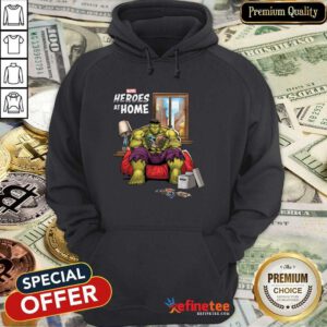 Lovely Marvel Heroes At Home Hulk Hoodie - Design By Refinetee.com