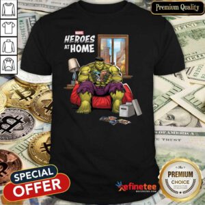 Lovely Marvel Heroes At Home Hulk Shirt - Design By Refinetee.com