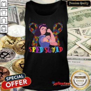 Lovely Sped Squad Autism Special Education Teacher Tank Top - Design By Refinetee.com
