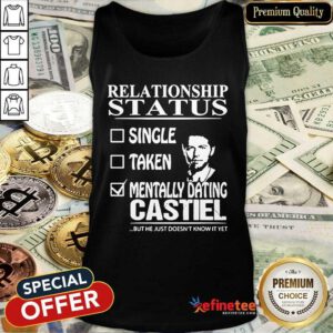 Nice Relationship Status Mentally Dating Castile Tank Top