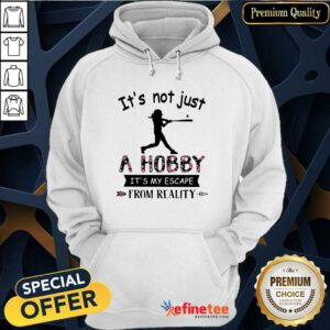 Perfect Its Not Just A Hobby From Reality Baseball Flower Hoodie - Design By Refinetee.com