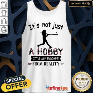Perfect Its Not Just A Hobby From Reality Baseball Flower Tank Top - Design By Refinetee.com