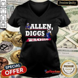 Premium Allen Diggs 2020 Buffalo Bills V-neck