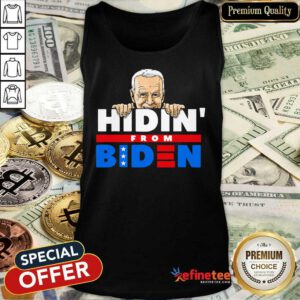 Premium Hidin From Biden Anti Joe Biden 2021 Political Tank Top