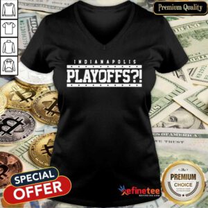 Pretty Indianapolis Colts Playoffs V-neck - Design By Refinetee.com
