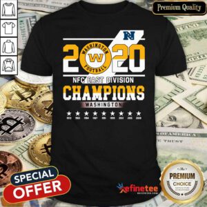 Pro 2020 Washington Football Nfc East Division Champions Washington Shirt - Design By Refinetee.com