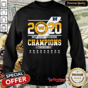 Pro 2020 Washington Football Nfc East Division Champions Washington Sweatshirt - Design By Refinetee.com
