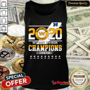 Pro 2020 Washington Football Nfc East Division Champions Washington Tank Top - Design By Refinetee.com