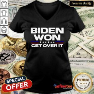Super Nice Biden Won Get Over It V-neck