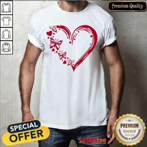 Super Nice I Like Butterfly Hearts Shirt - Design By Refinetee.com