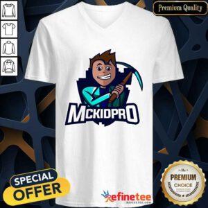 Super Nice Logo Mckidpro V-neck