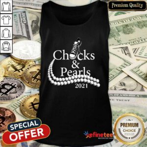 Wonderful Kamala Harris Chucks And Pearls 2021 Tank Top