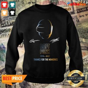 Attractive Daft Punk 1993 2021 Thanks For The Memories Signature Sweater