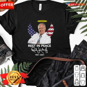 Attractive Rush Limbaugh Rest In Peace 1951 2021 American Flag Signature Shirt Ladies-tee