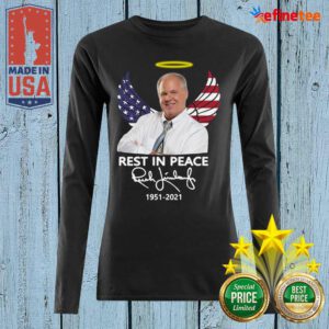 Attractive Rush Limbaugh Rest In Peace 1951 2021 American Flag Signature Shirt Long-sleveed