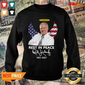 Funny Rip Rush Limbaugh Talents On Loan From God 1951 2021 We Will Never Forget Vintage Sweater