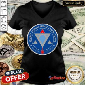 Awesome Secret Jewish Space Laser Corps Mazel Tough V-neck