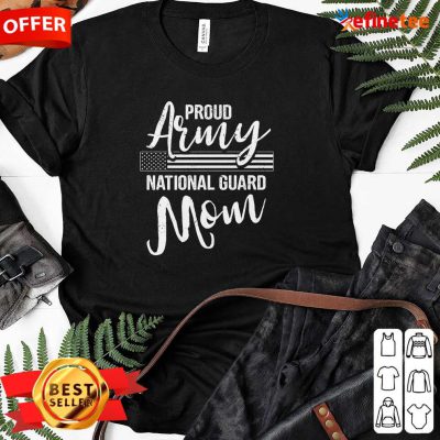Cute Military Mom Army Gifts Proud Army National Guard Mom Ladies-tee