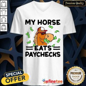 Excellent My Horse Eats Paychecks Great 45 V-neck