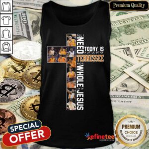 Excellent Tennessee Volunteers And A Whole Jesus Tank Top