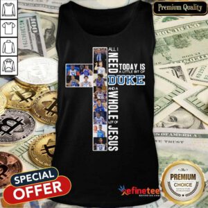 Fantastic Duke Blue Devils And A Whole Jesus Tank Top