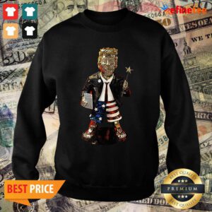 Fantastic Golden Trump Statue Sweater
