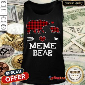 Fantastic Meme Bear Red Family Great 4 Tank Top