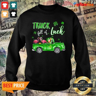 Flamingos Truck Full Of Luck Patrick's Day Beer Sweater