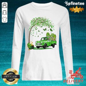 Gnomes Truck Shamrock Patrick’s Day Long-sleveed