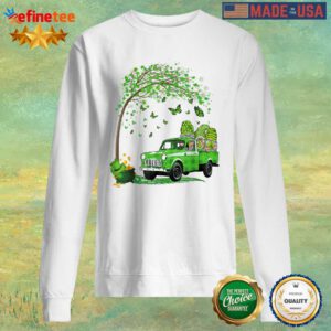 Gnomes Truck Shamrock Patrick’s Day Sweater