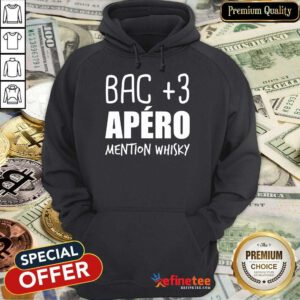 Good Bac 3 Apéro Mention Whisky Hoodie