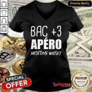 Good Bac 3 Apéro Mention Whisky V-neck