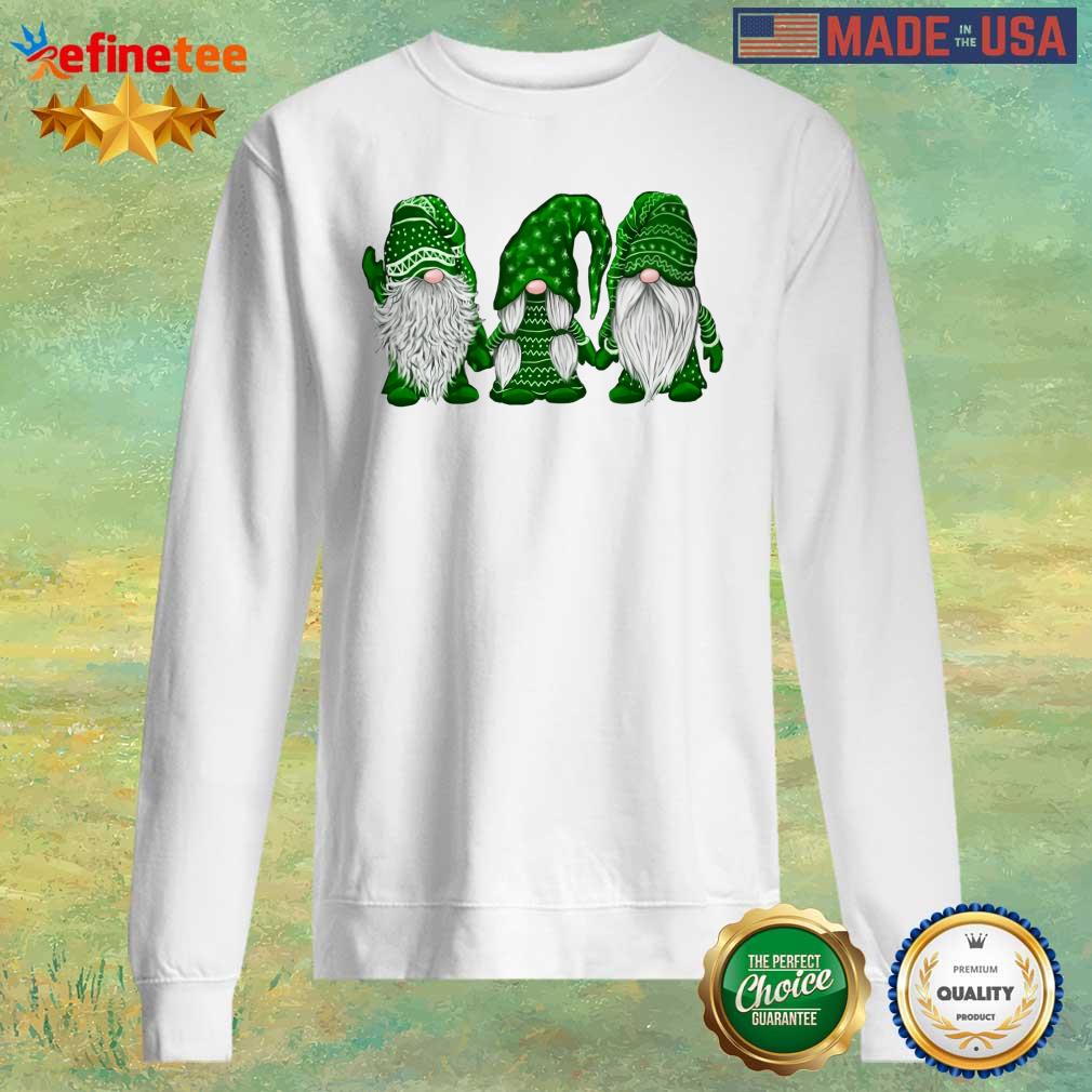 Green Three Gnomes St Patrick's Day Sweater Green Three Gnomes St Patrick's Day Sweater