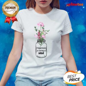 Happiness Is Being A Mum Ladies-tee