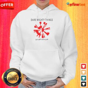 Happy Dare Mighty Things Perseverance Parachute Hoodie