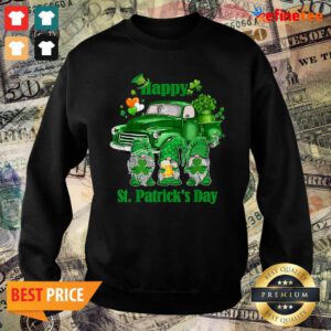 Happy Gnomes Truck St Patrick’s Day Sweater