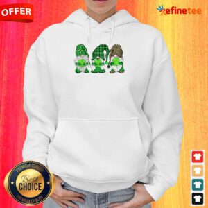 Happy St Patrick's Day Three Gnomes Hoodie