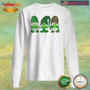 Happy St Patrick's Day Three Gnomes Sweater