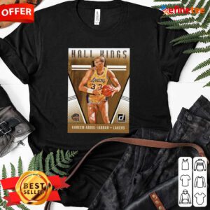 Hot 2018 2019 Donruss Hall Kings Basketball Card 12 Kareem Abdul Jabbar Los Angeles Lakers Ladies-tee