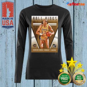 Hot 2018 2019 Donruss Hall Kings Basketball Card 12 Kareem Abdul Jabbar Los Angeles Lakers Long-sleveed