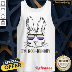 Hot Bunny Im Non Bunary Positive Tank Top
