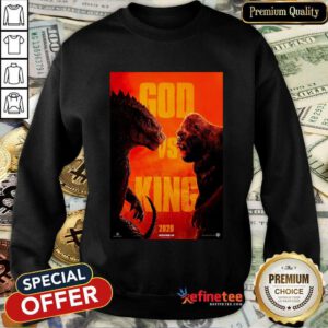 Hot Godzilla Vs Kong 2020 Movie Poster Sweatshirt