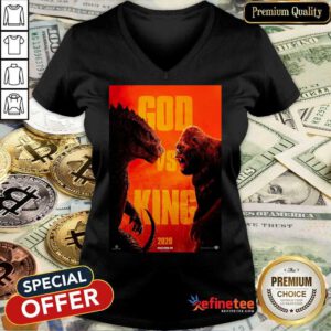 Hot Godzilla Vs Kong 2020 Movie Poster V-neck