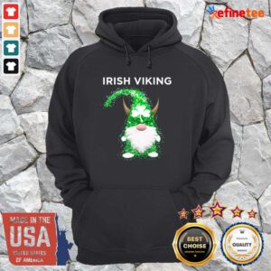 Irish Viking Funny Leprechaun Tomte Nisse Gnome Hoodie
