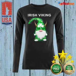 Irish Viking Funny Leprechaun Tomte Nisse Gnome Long-sleveed