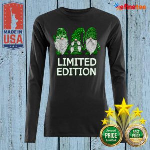 Limited Edition Gnomes St Patrick's Day Long-sleveed